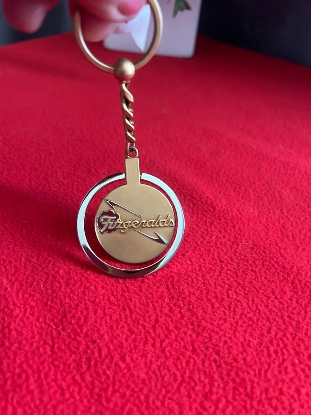 Fitzgerald Gold silver Keychain unisex